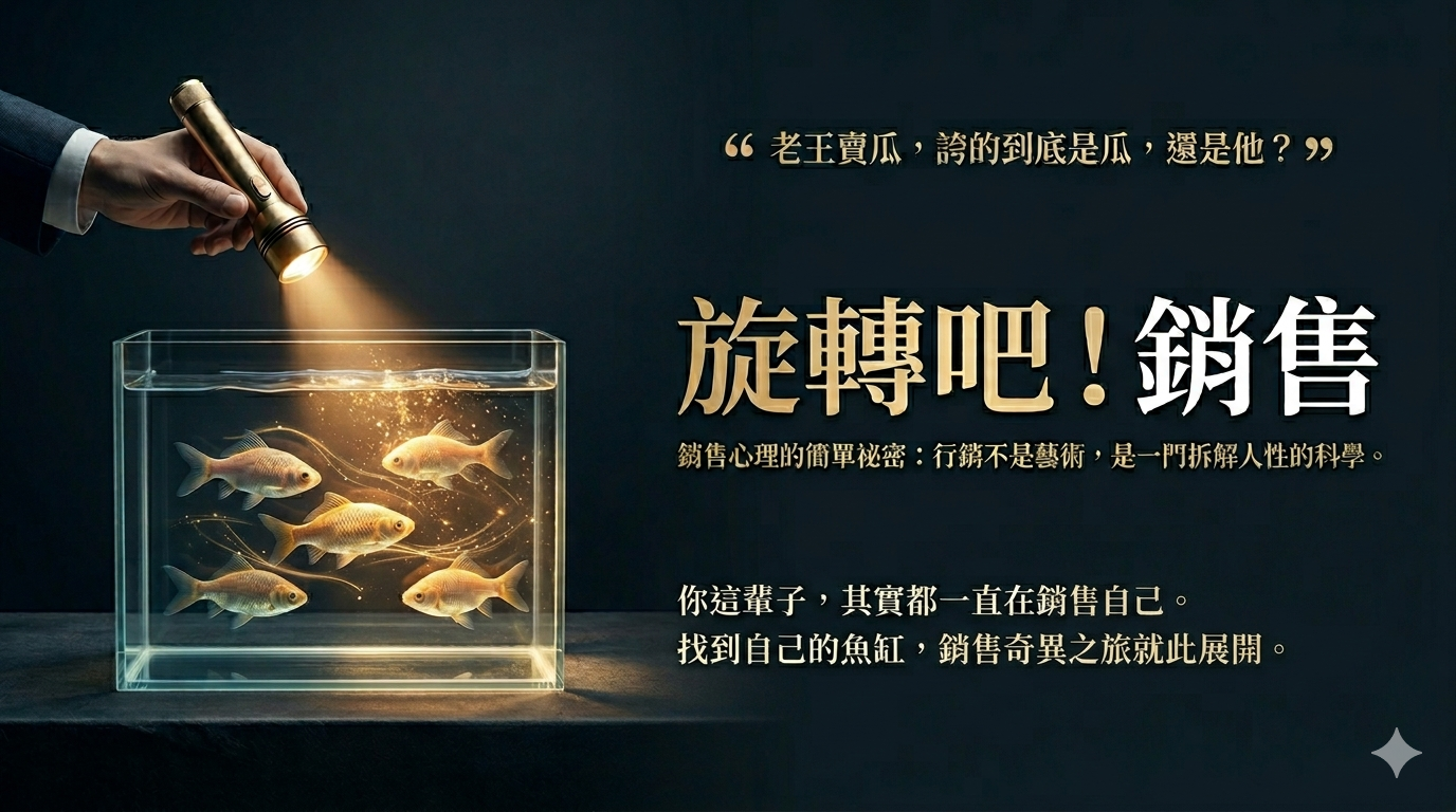 旋轉吧！銷售—— 銷售心理的簡單祕密 ( 7/4 )